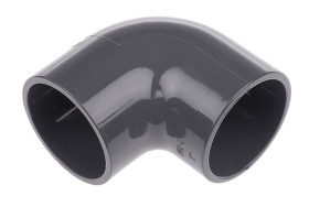 Plastikowa złączka rurowa, typ mocowania: Kolanko