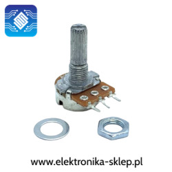 Potencjometr 100K Ohm logarytmiczny A100K l=20mm