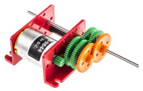 Motoreduktor DC, 850 mA, 1,6 W, 2 - 2300 obr/min., 20 gcm, RS PRO