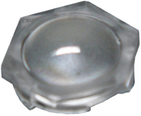 Soczewka LED punktowa 10.88 x 12.5 x 2.88mm, kąt widzenia 145°, do użytku z Diody LED Golden DRAGON, diody LED Golden