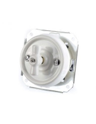 CERAMICZNY WŁĄCZNIK PODTYNKOWY DWUTOROWY BIAŁY BEZ RAMKI 2WP201BW BR