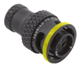 Złącze wielostykowe przemysłowe 3-pinowe Montaż na kablu Wtyczka Souriau Sunbank by Eaton