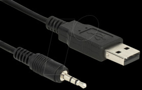 83788 Cable USB TTL male &gt; 2.5 mm 3 pin stereo jack male 1.8 m (5 V)