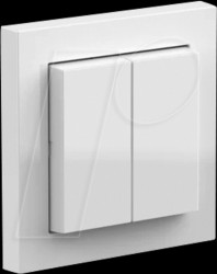 100157 Hue switch, glossy white, triple