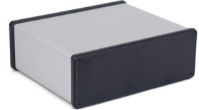 Aluminum enclosure, (L x W x H) 160 x 191 x 66 mm, natural, IP54, 1455U1602