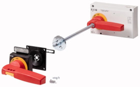 Napęd drzwiowy czerwono-żółtym z blokadą NZM4-XHB-DAR 119003