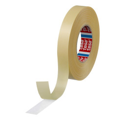 Dwustronna taśma tkaninowa szerokość: 25mm Tesa grubość: 0.235mm Taśma tekstylna Biały Tkanina