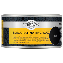 Liberon 126821 Black Patinating Wax 250ml