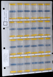SERIE MF0207 Metal film resistor assortment E 24