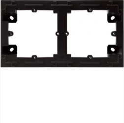 Lumina intense Adapter natynkowy 2-krotny czarny WL5823