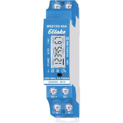 Eltako 28065615 WSZ15D-65A Digital AC Electricity Meter 65A MID-Approved
