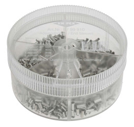 Zestaw końcówek zaciskowych typ: Zestaw asortymentowy Crimp złącze: Nasadka metalowa typu bootlace Knipex Uruchamianie