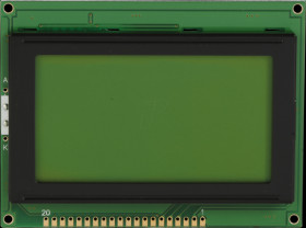 DEM 128064A SYH-LY LCD graphic display, 128x64 pixels, ge/gn, w.Bel.