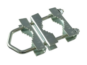 Cybant stalowy fi=50mm L=140mm M8 z dodatkową klamrą