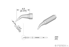 Grot C105105 do rączek JBC NT105 i NP105
