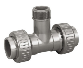 Plastikowa złączka rurowa, typ mocowania: Łącznik