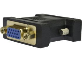 Przejście Adapter DVI / SVGA (wtyk DVI-I 24+5-pin / gniazdo D-Sub 15-pin)