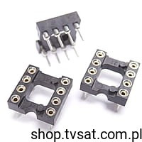 110-87-308-41-001101 Socket 8 PinGold Flash THT PRECIDIP