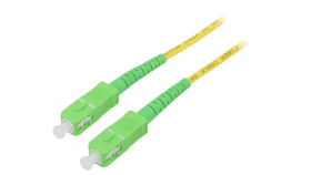 Sca-Sca/Os2-150Yl Patch Cord Światłowodowy Os2 Sc/Apc,Z Obu Stron 15M Lszh