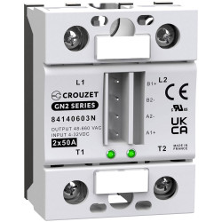 Crouzet 84140603N SSR 50A 660VAC Zero-Voltage Switching 1 Piece