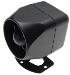 Syrena alarmowa 1-tonowa 12V X2 20W