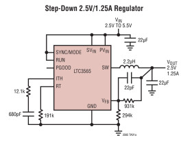 1.25A, 4MHz, Synchronous Step-Down DC/DC Converter