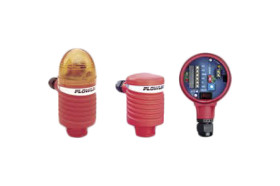 Czujnik przepływu Flowline Kabel, NPT 3/4 NO/NC, przekaźnik SPST Pionowy 24 V DC