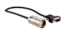 Złącze i kabel Złącze A M23 liczba rdzeni 8 długość 500mm Rodzaj A Żeńskie Złącze B 9-stykowe D-sub