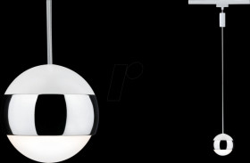 95458 URail LED pendant light Capsule II, 439 lm, 6.3 W, 2700 K, dimma