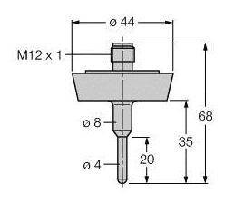 Turck 9910431 Czujnik wykrywania temperatury TP-504A-DN25K-H1141-L035 1 szt.
