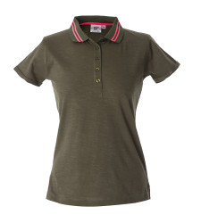 TENERIFE LADY ARMY GREEN/FUCSIA POLO