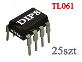 Wzmacniacz operacyjny TL 061CN; DIP8
