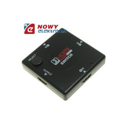 Przełącznik HDMI 1x3 FULL HD 3w1 3D Switch