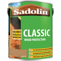 Sadolin 5028504 Classic Wood Protection Natural 5 litre