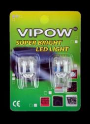 Żarówka samoch. 9 LED 12V biała T20 - WG