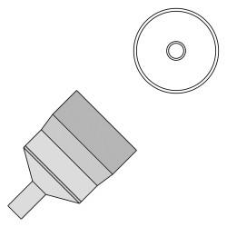 Weller T0058768743N TNR 40 Hot Air Round Nozzle 4.0mm For WTHA 1