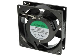 Wentylator; SF23092A2092HBT.GN; 92x92x25mm; kulkowe; 230V; AC; 14,5W; 51m3/h; 37dB; 70mA; 2350RPM; konektory 2,8x0,3mm; Sunon; R
