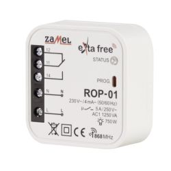 Bezprzewodowy odbiornik dopuszkowy 1-kanałowy 200m / Zamel ROP-01