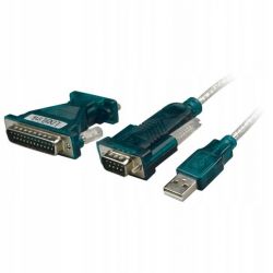 Konwerter USB 2.0 / RS232(9M) + adapter Logilink