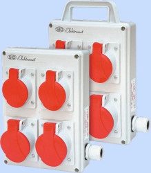 Rozdzielnica RSK-3 okablowana 4x16A 3P+N+Z 400V IP44 940071