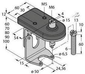 Turck 6901124 Zestaw montażowy BTS-DSU35-ZF05-M6 1 szt.