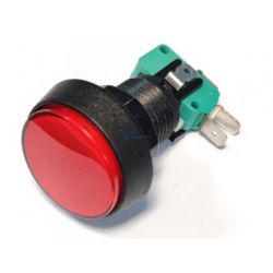 przełącznik przycisk. 45mm HG1 SPST-NO, OFF-(ON) czerwony