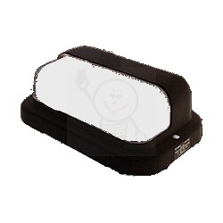 236 czarny E27 100W Brilum IP54