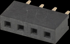 10120718 Female Header 2,00mm straight 1x4