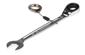 Uniwersalny klucz zapadkowy Klucz płasko-oczkowy z grzechotką Facom długość 178 mm Stal chromowo-wanadowa