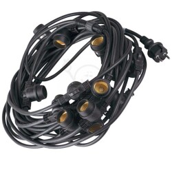 Girlanda 230V 11m E27x10 b/ż Kanlux 7540 IP44