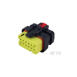 TE Connectivity 776533-3 Connector Plug 12P 2 Row Male Shrouded Yellow 4.50MM