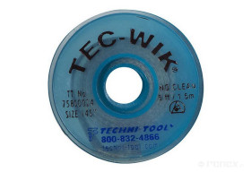 Tec-Wik taśma do rozlutowywania brązowa No-Clean .125W X 5' rozmiar 5