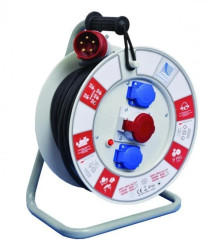 Przedłużacz PBS H05RR-F 5x1,5mm2 - 30m, 2xGZ16A, 1x16A 5P 400V IP44 B.111015-30