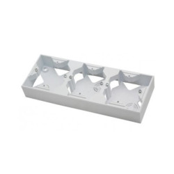 AS biały PNP-3G/00 Puszka natynkowa 3-krot. OSPEL